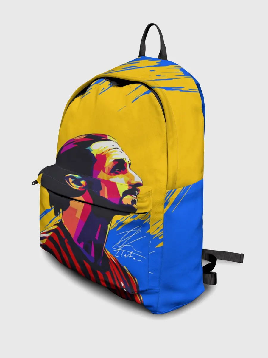 Рюкзак джинсовый / ЗЛАТАН ИБРАГИМОВИЧ / ШВЕЦИЯ