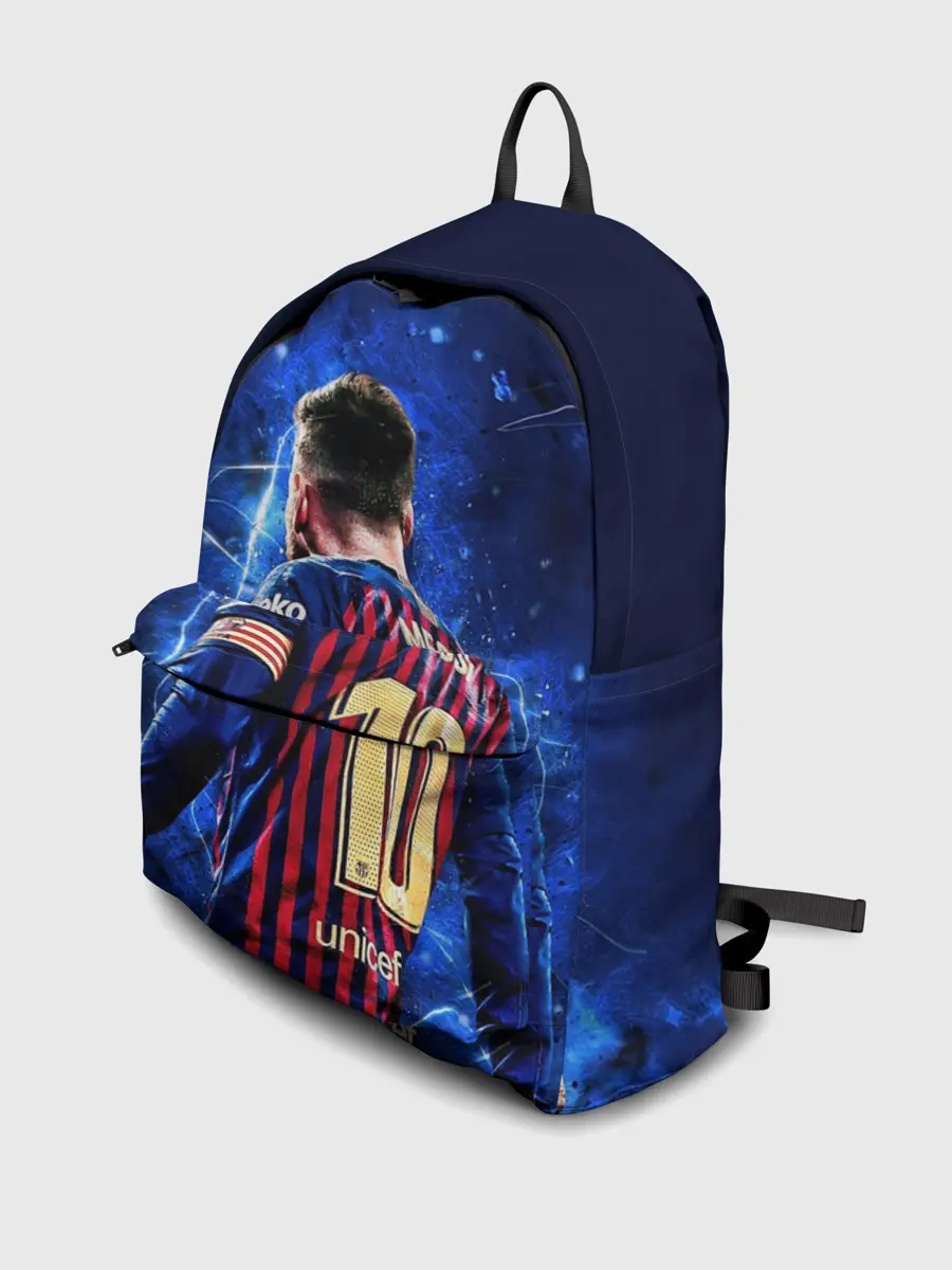 Рюкзак джинсовый / Leo Messi | Лео Месси | 10