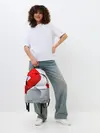 Рюкзак джинсовый / 3D SPORT STYLE RED / WHITE