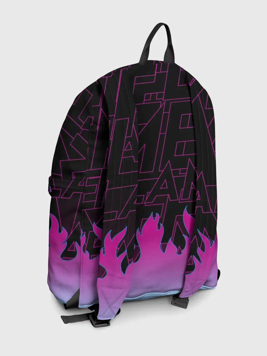 Рюкзак джинсовый / РОЗОВОЕ ПЛАМЯ | PINK FLAME