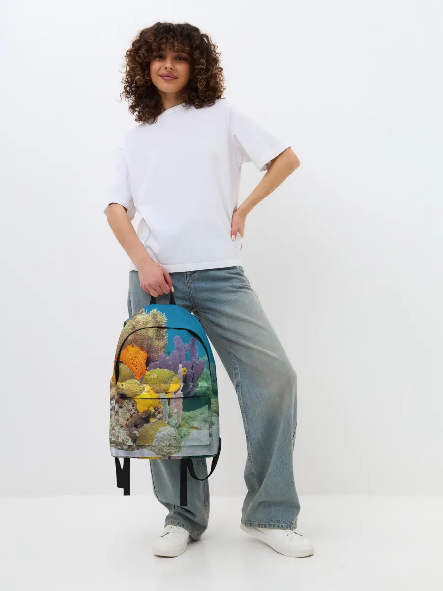 Рюкзак джинсовый / Морской мир