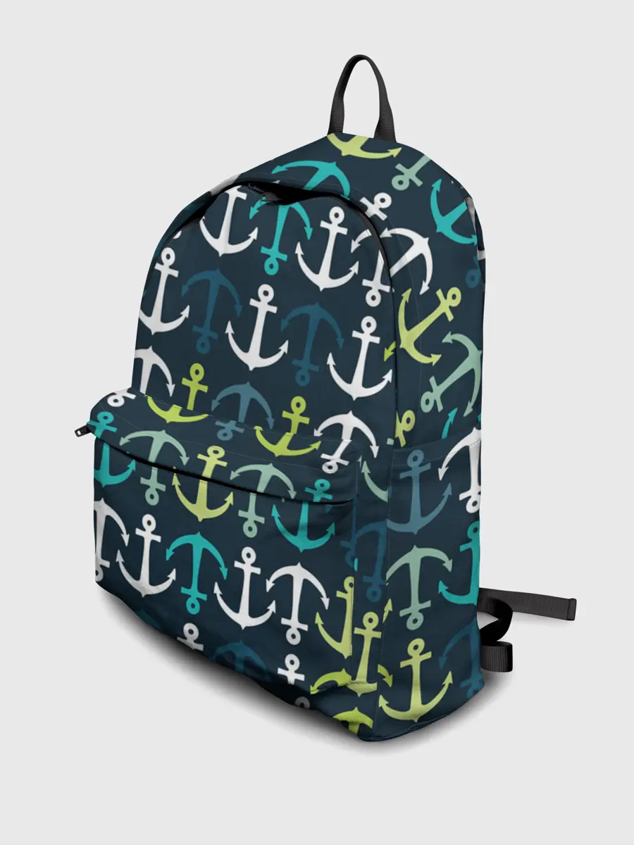 Рюкзак джинсовый / Якоря