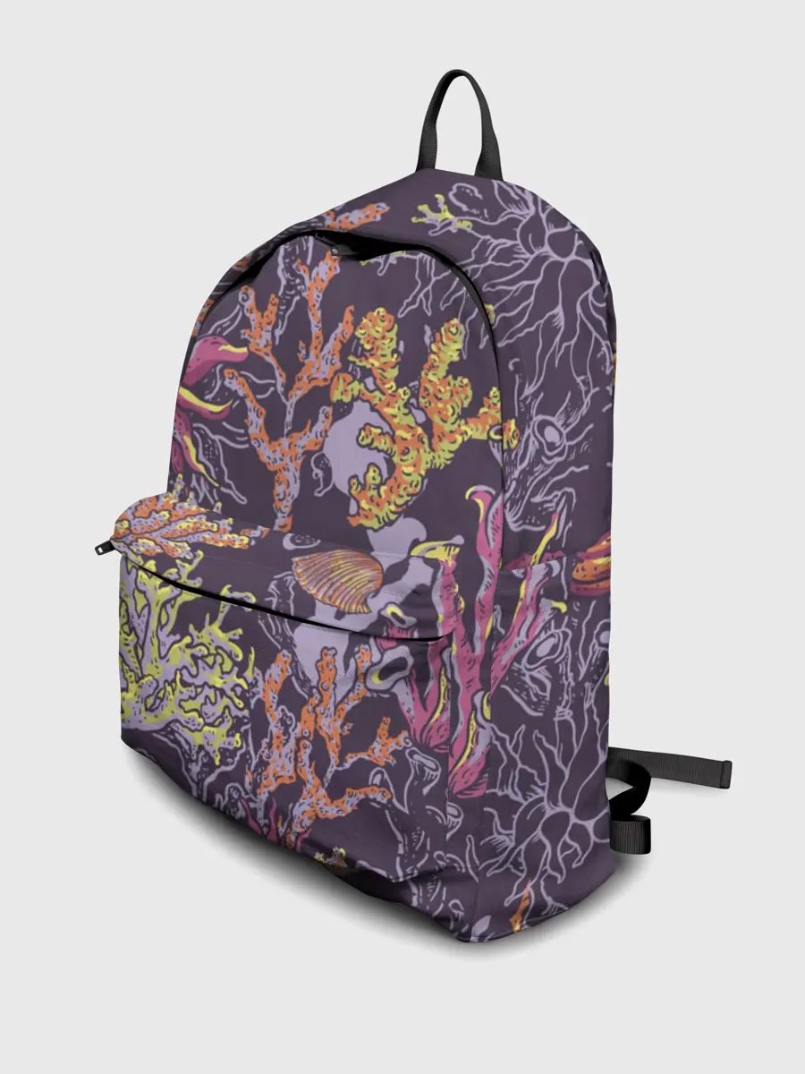 Рюкзак джинсовый / Кораллы