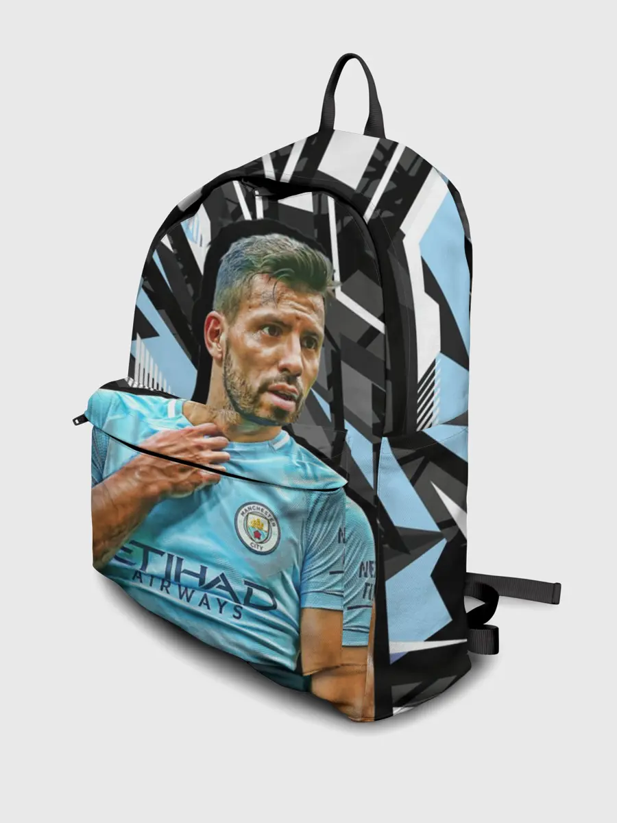 Рюкзак джинсовый / Серхио Агуэро