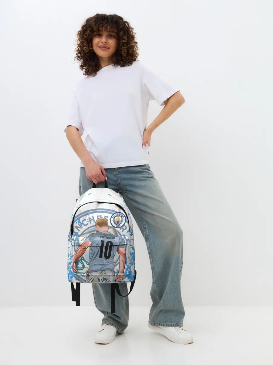 Рюкзак джинсовый / СЕРХИО АГУЭРО / SERGIO AGUERO