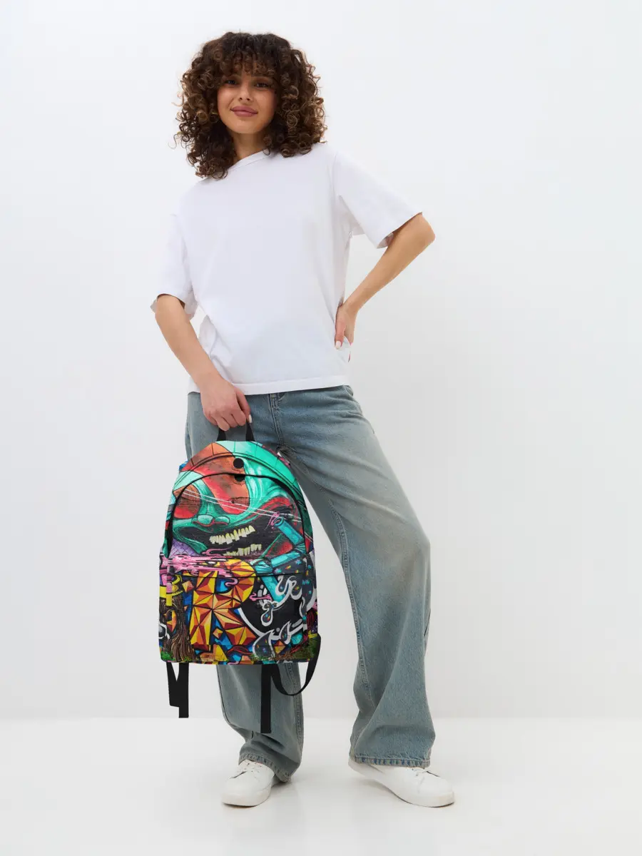 Рюкзак джинсовый / Граффити