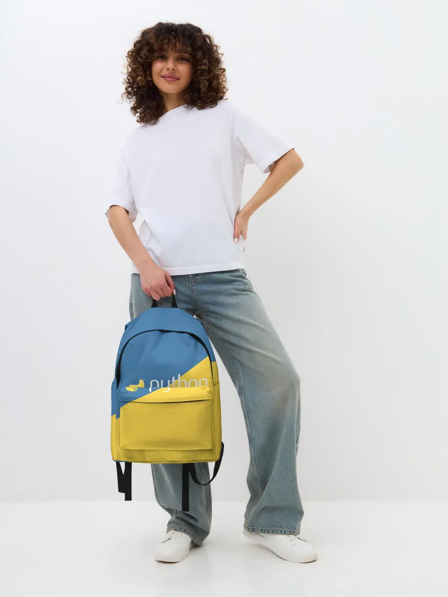 Рюкзак джинсовый / Python