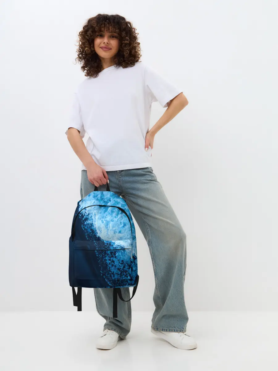 Рюкзак джинсовый / море