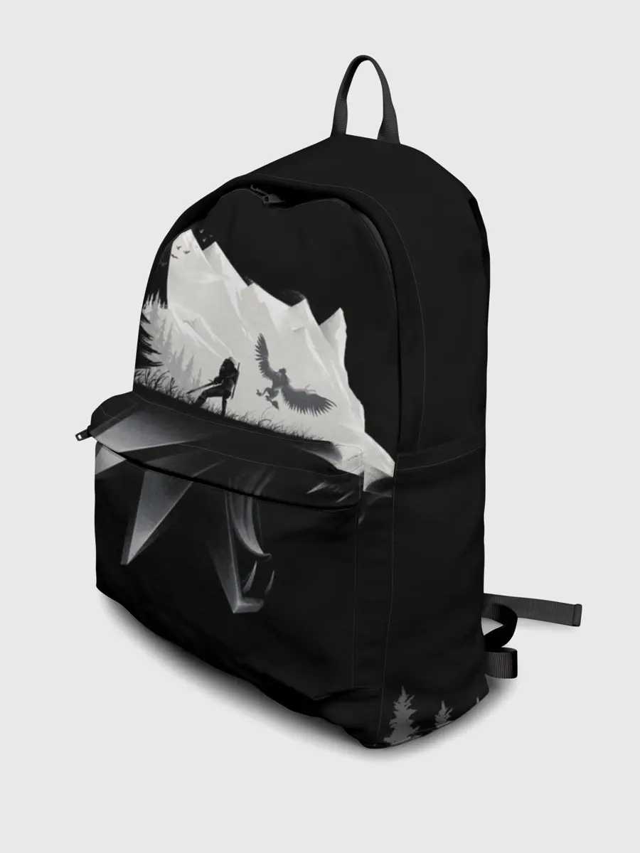 Рюкзак джинсовый / Геральт на охоте