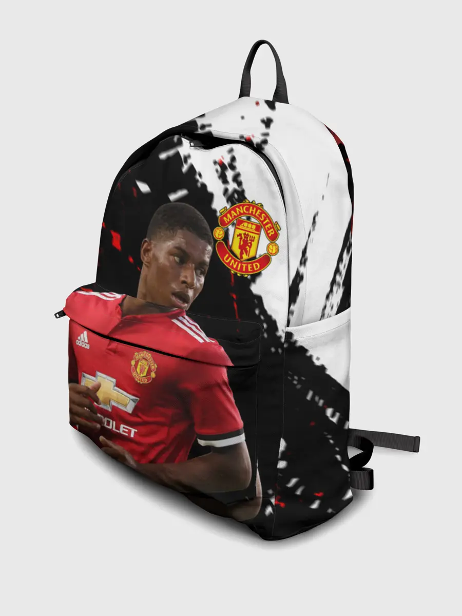 Рюкзак джинсовый / Manchester United: Рашфорд.