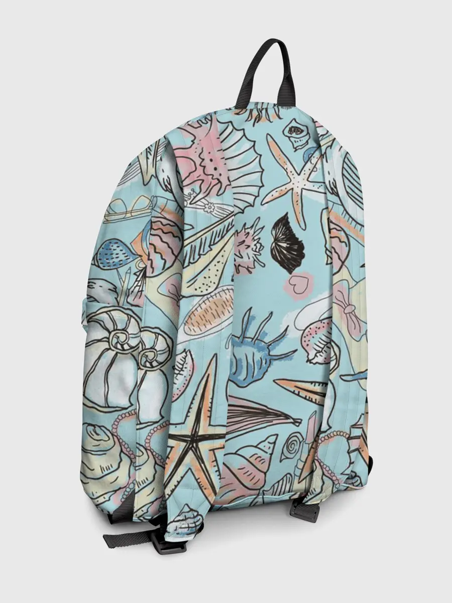 Рюкзак джинсовый / Морские обитатели