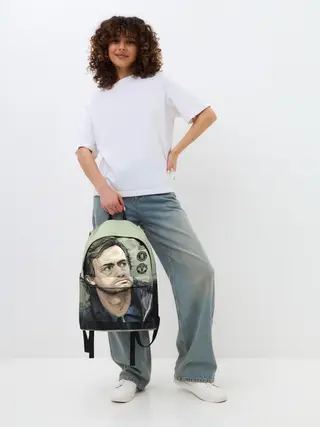 Рюкзак джинсовый / Жозе Моуринью