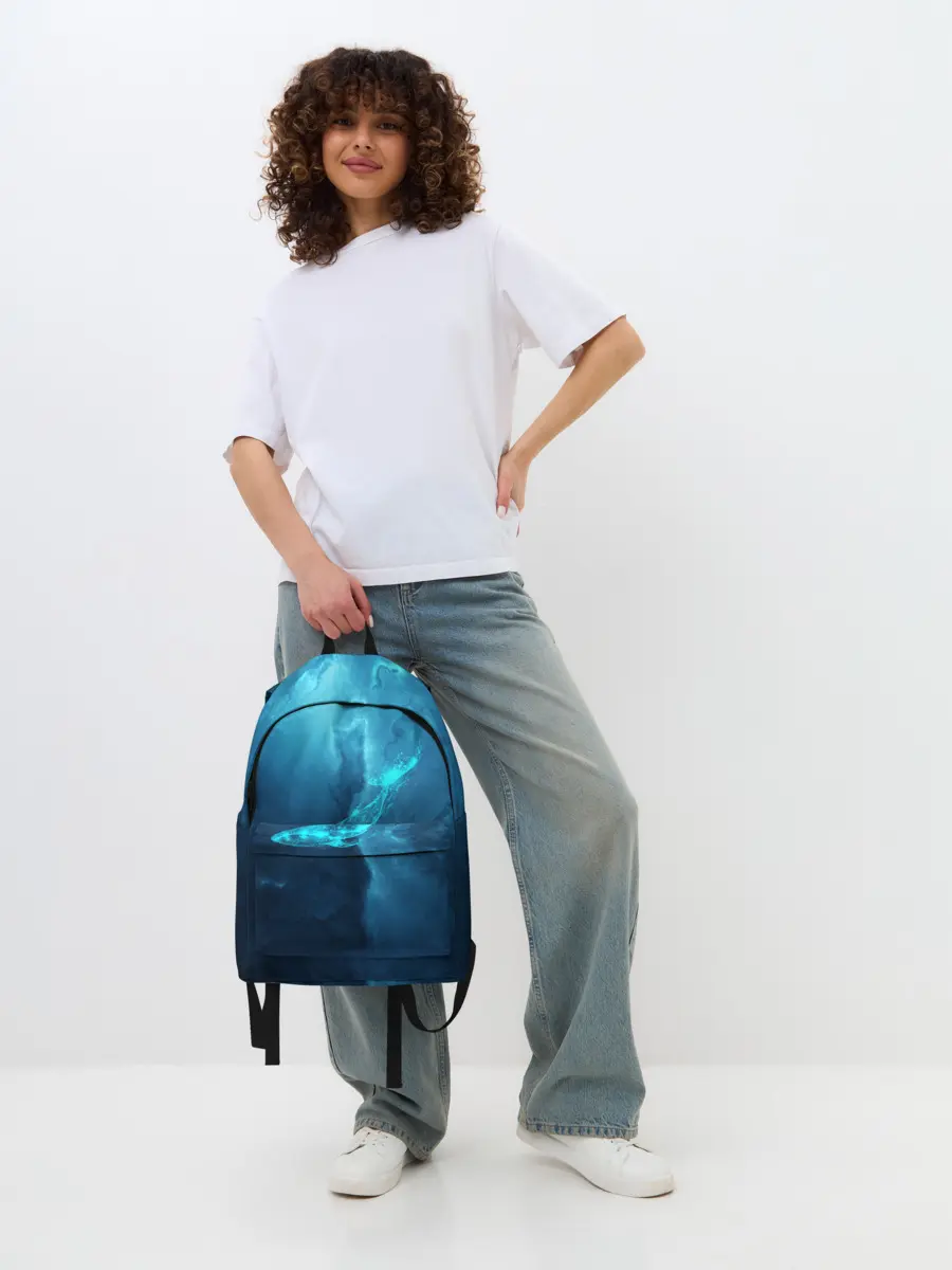 Рюкзак джинсовый / ЗВЕЗДНЫЙ КИТ | STAR WHALE