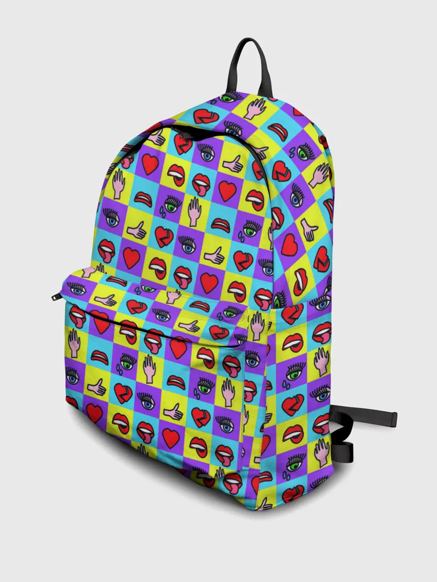 Рюкзак джинсовый / Поп-арт