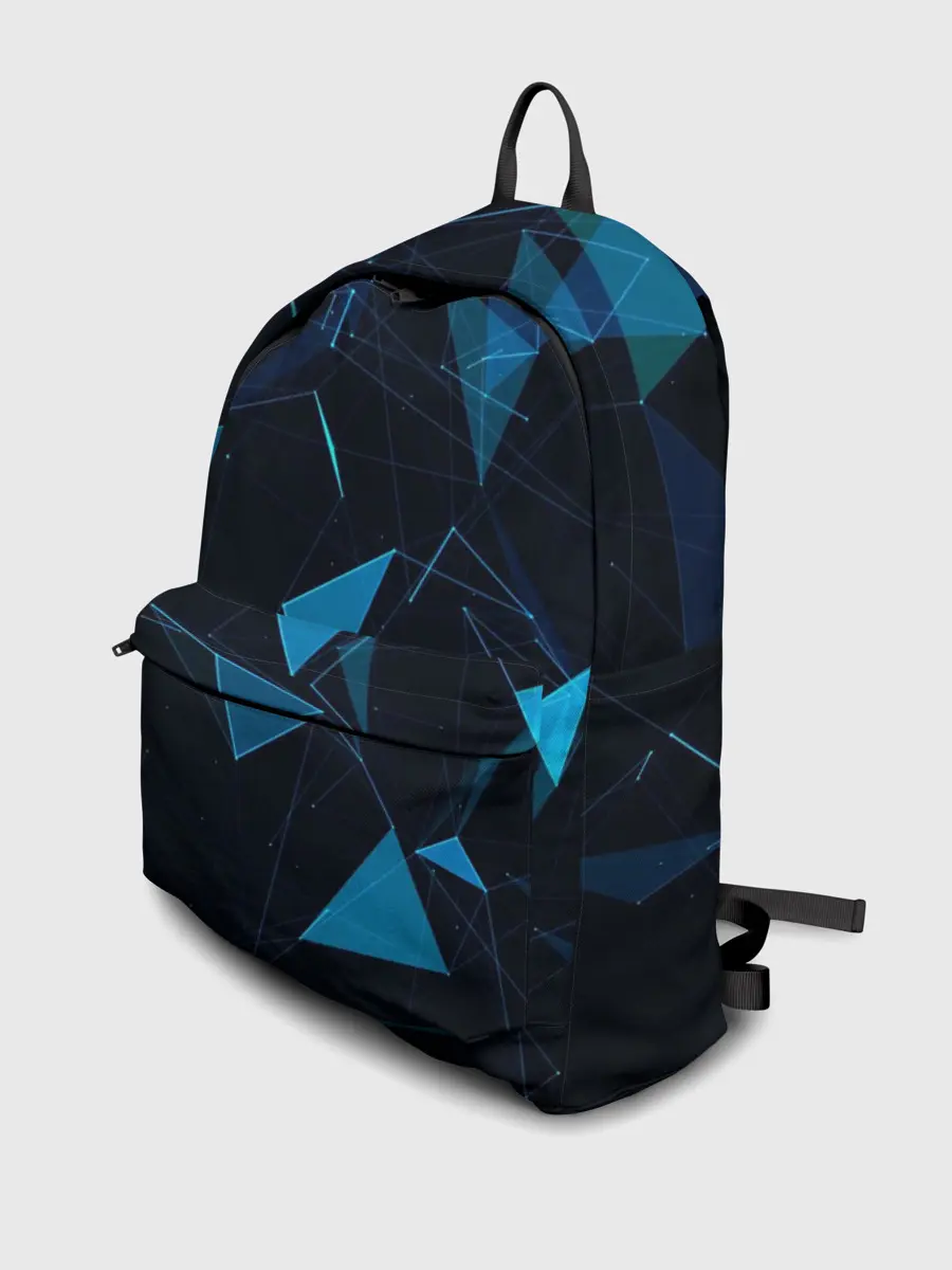 Рюкзак джинсовый / Цифровой треугольник