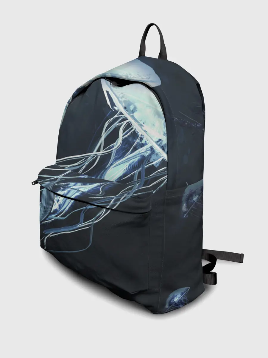 Рюкзак джинсовый / Рисунок медуза