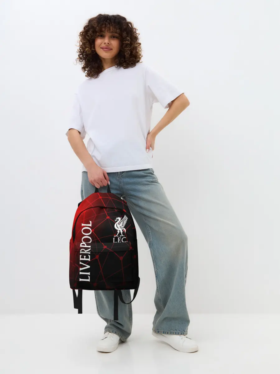 Рюкзак джинсовый / LIVERPOOL / ЛИВЕРПУЛЬ / СПОРТ