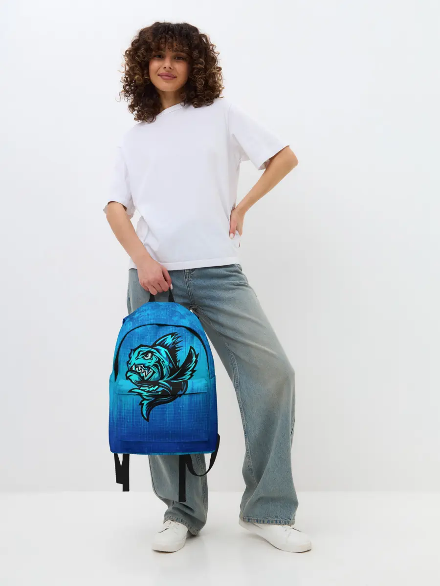 Рюкзак джинсовый / Пиранья