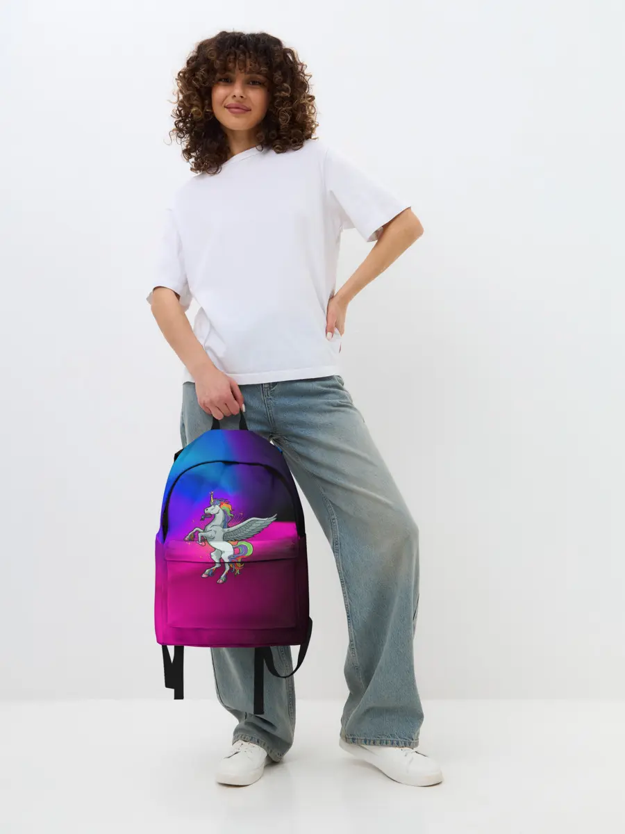 Рюкзак джинсовый / Единорог | Unicorn