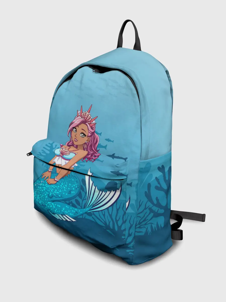 Рюкзак джинсовый / Mermaid | Русалка | Русалочка