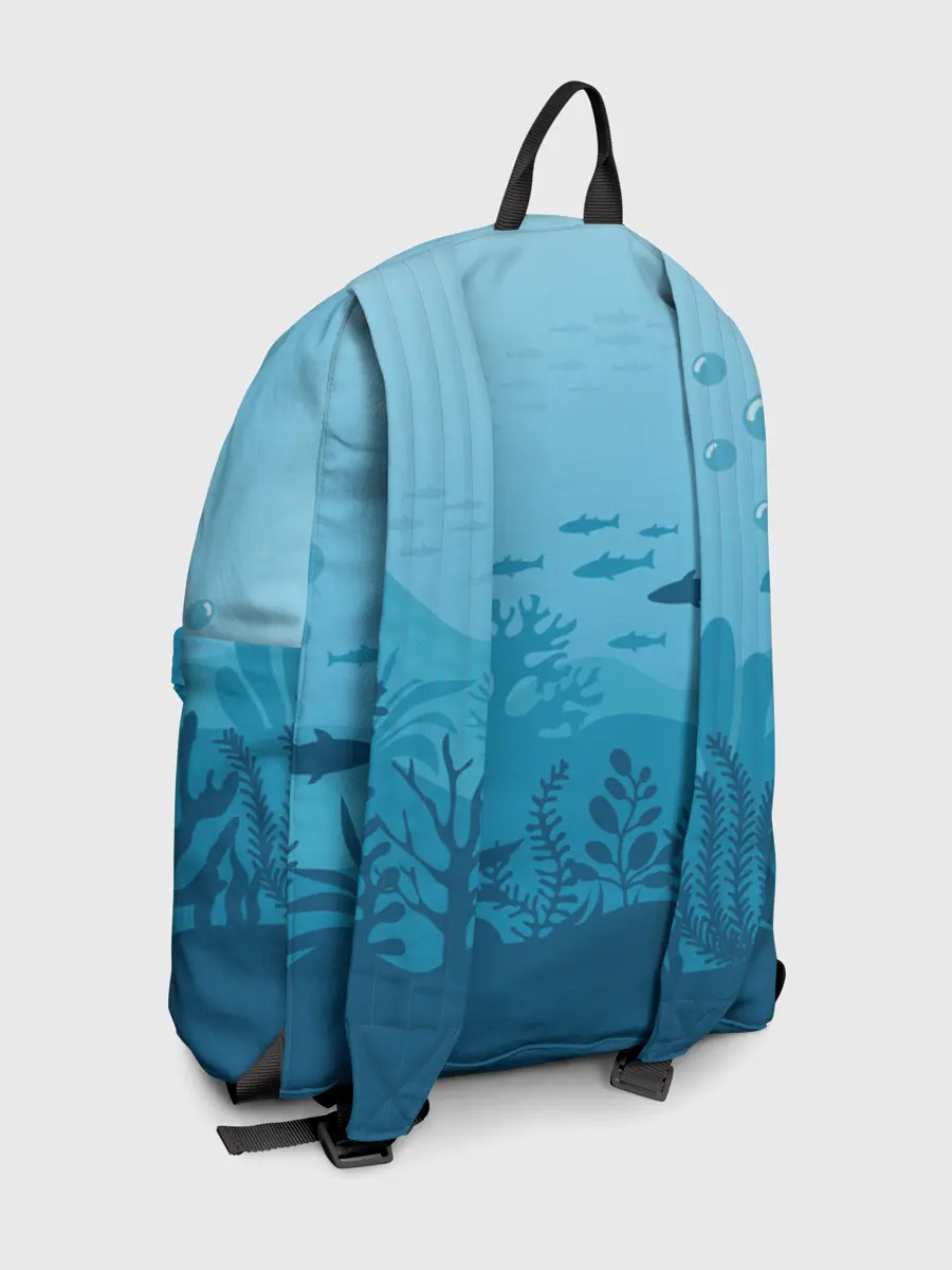 Рюкзак джинсовый / Mermaid | Русалка | Русалочка