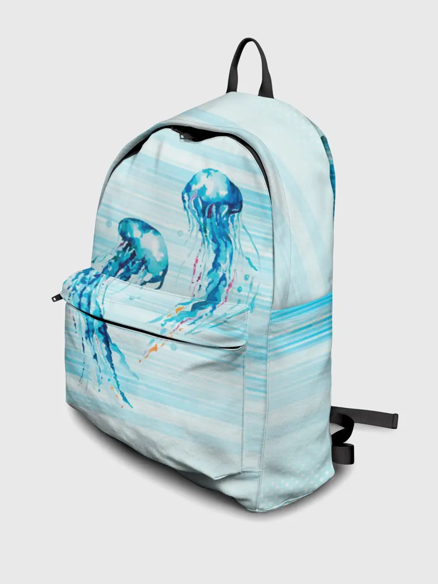 Рюкзак джинсовый / Медузы