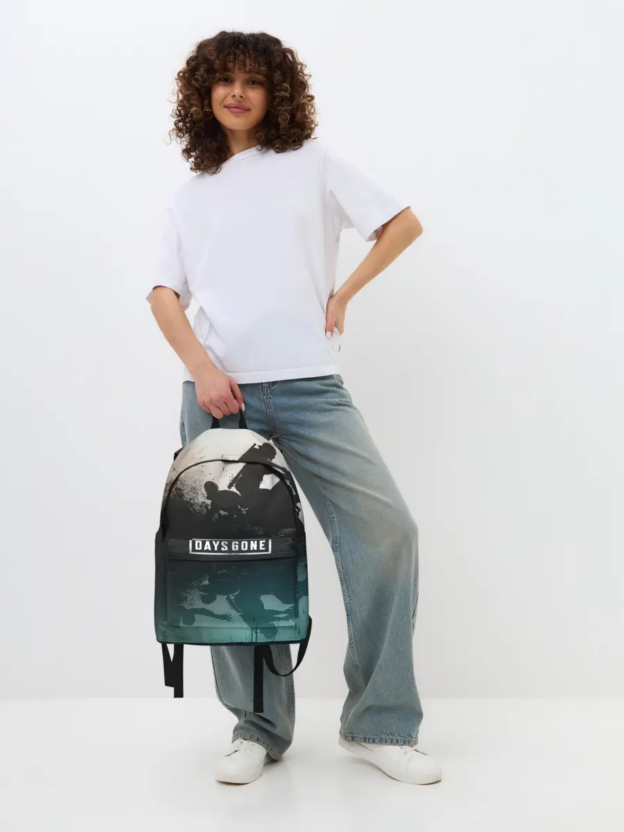 Рюкзак джинсовый / Days gone отражение Дикона
