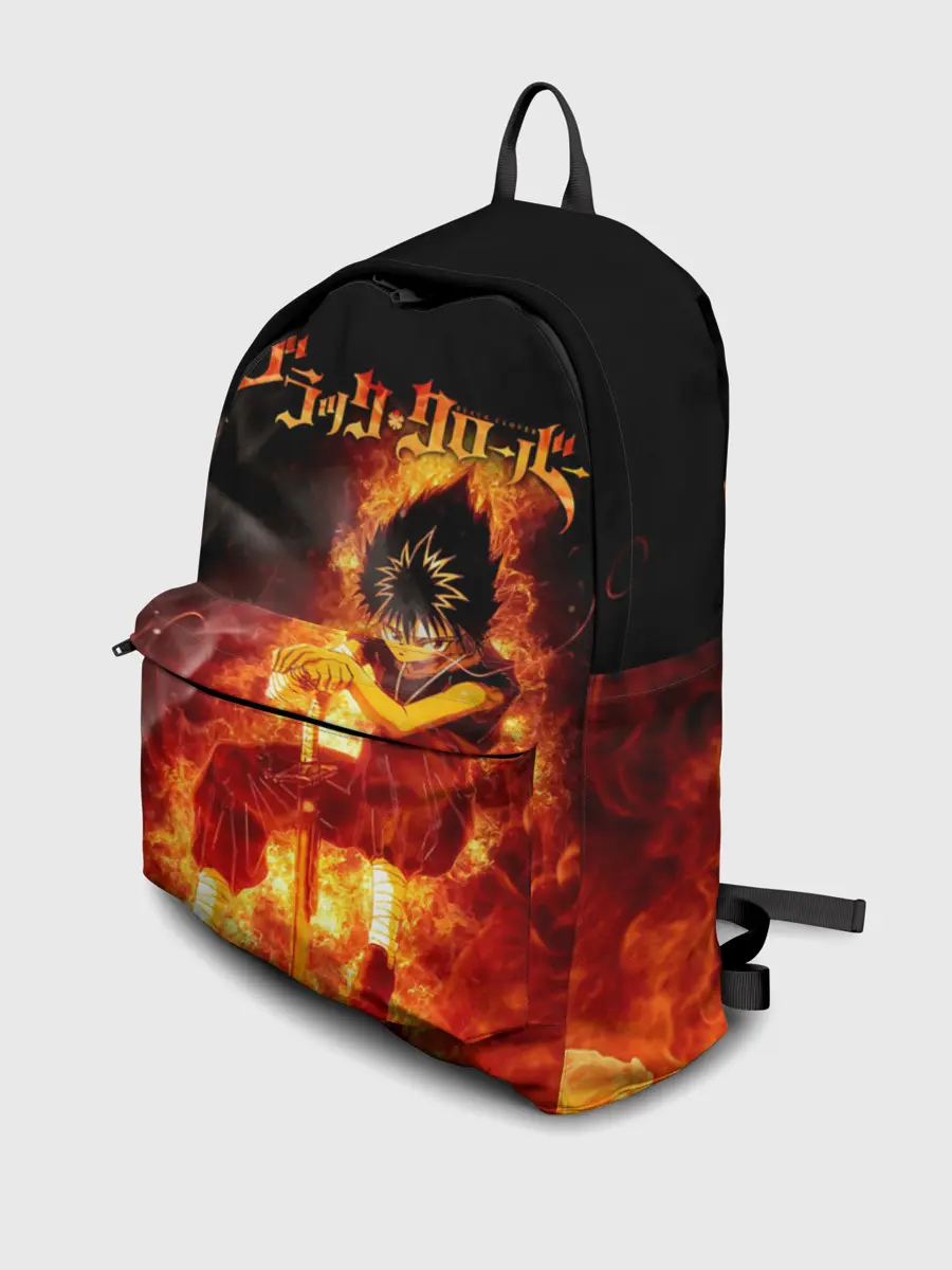 Рюкзак джинсовый / Юно в огне | Чёрный клевер