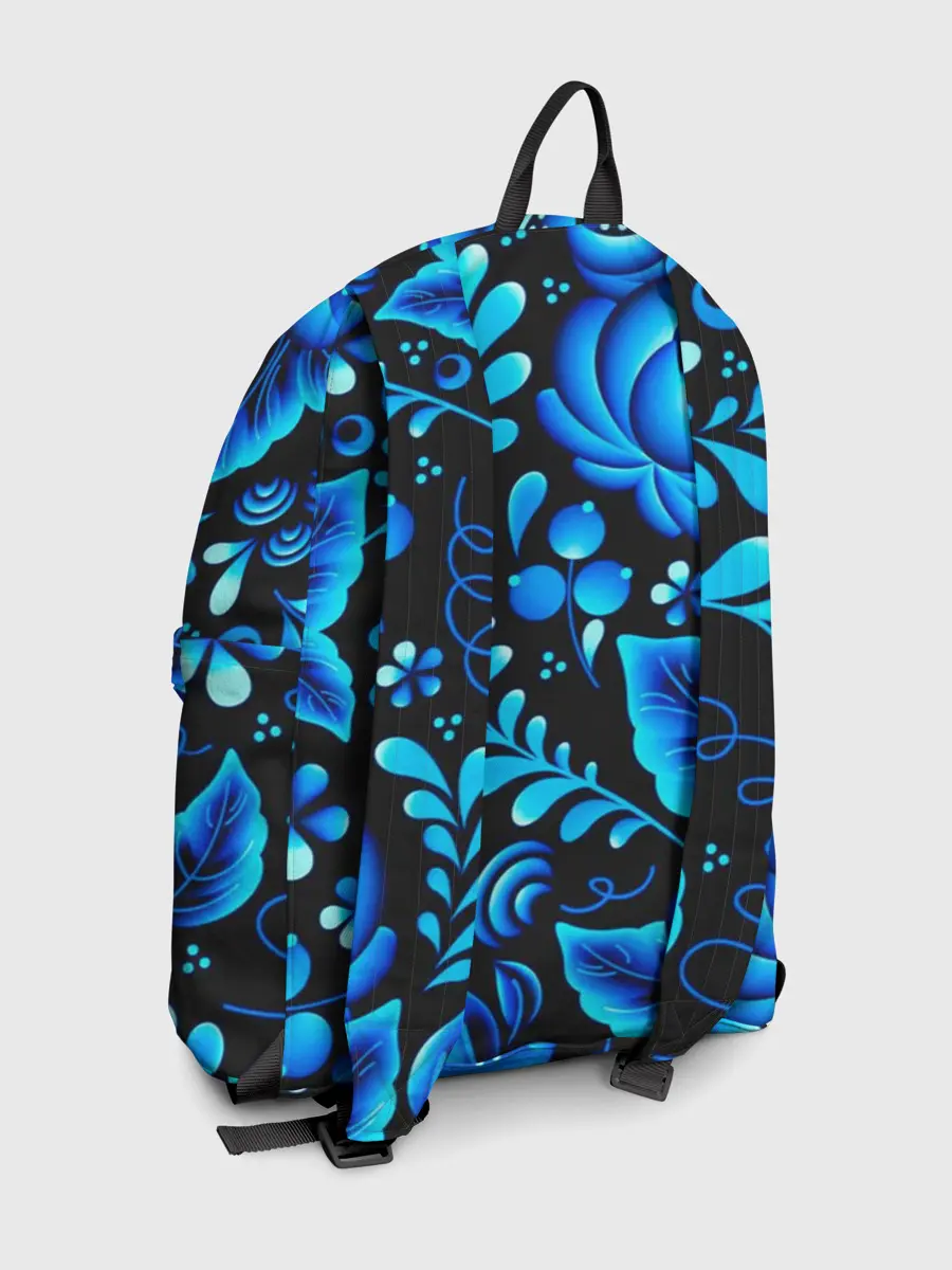 Рюкзак джинсовый / Гжель