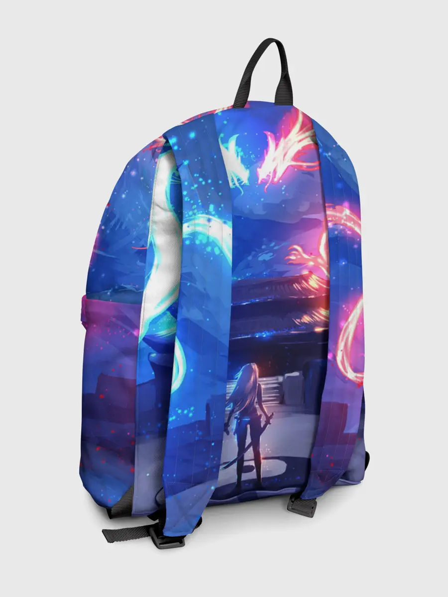 Рюкзак джинсовый / БИТВА ДРАКОНОВ