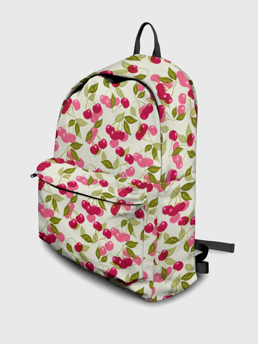 Рюкзак джинсовый / Спелая вишня