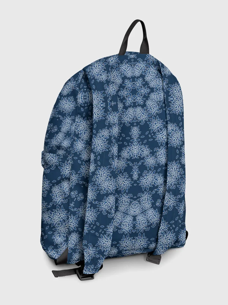 Рюкзак джинсовый / Модный абстрактный узор