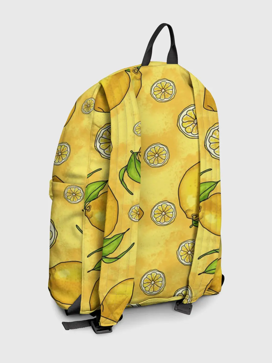 Рюкзак джинсовый / Лимончик