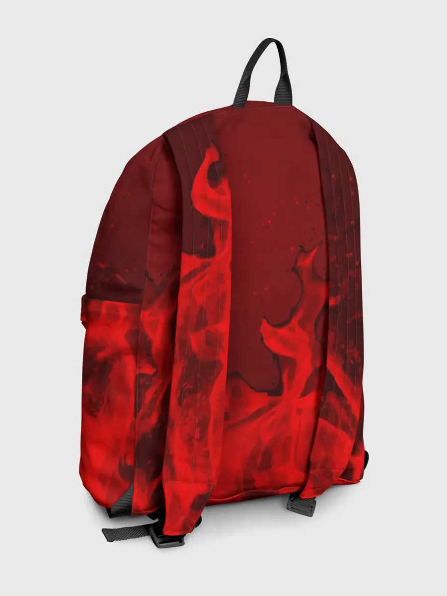 Рюкзак джинсовый / ROBLOX ОГОНЬ