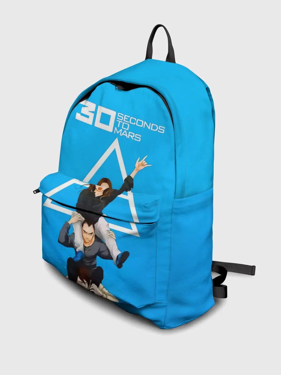 Рюкзак джинсовый / Группа 30 Seconds to Mars