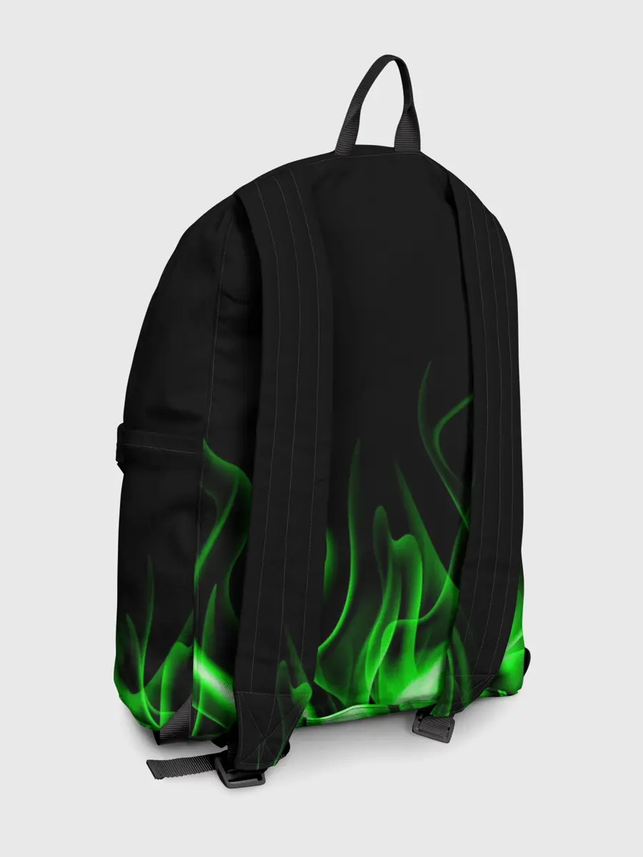 Рюкзак джинсовый / MINECRAFT TEXTURE FIRE