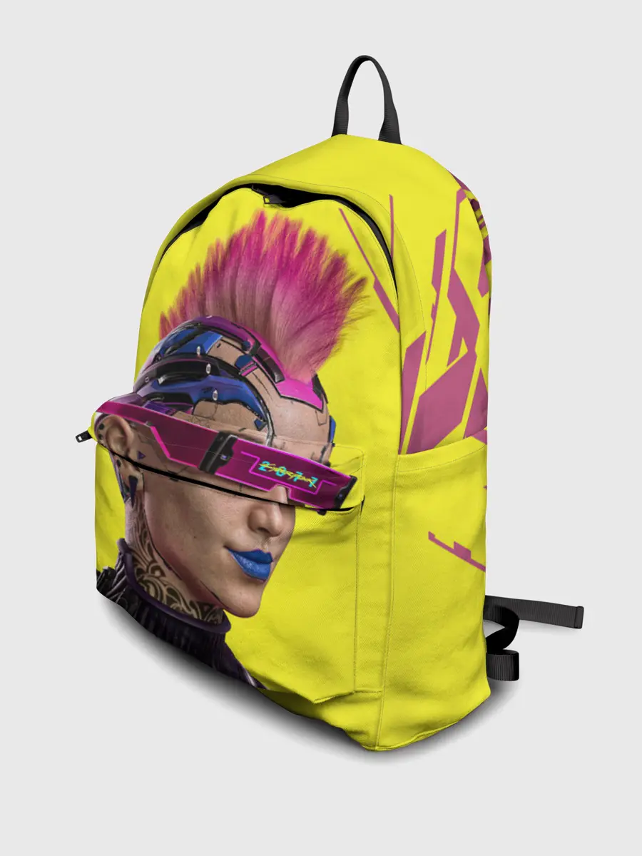 Рюкзак джинсовый / CYBERPUNK 2077 | КИБЕРПАНК