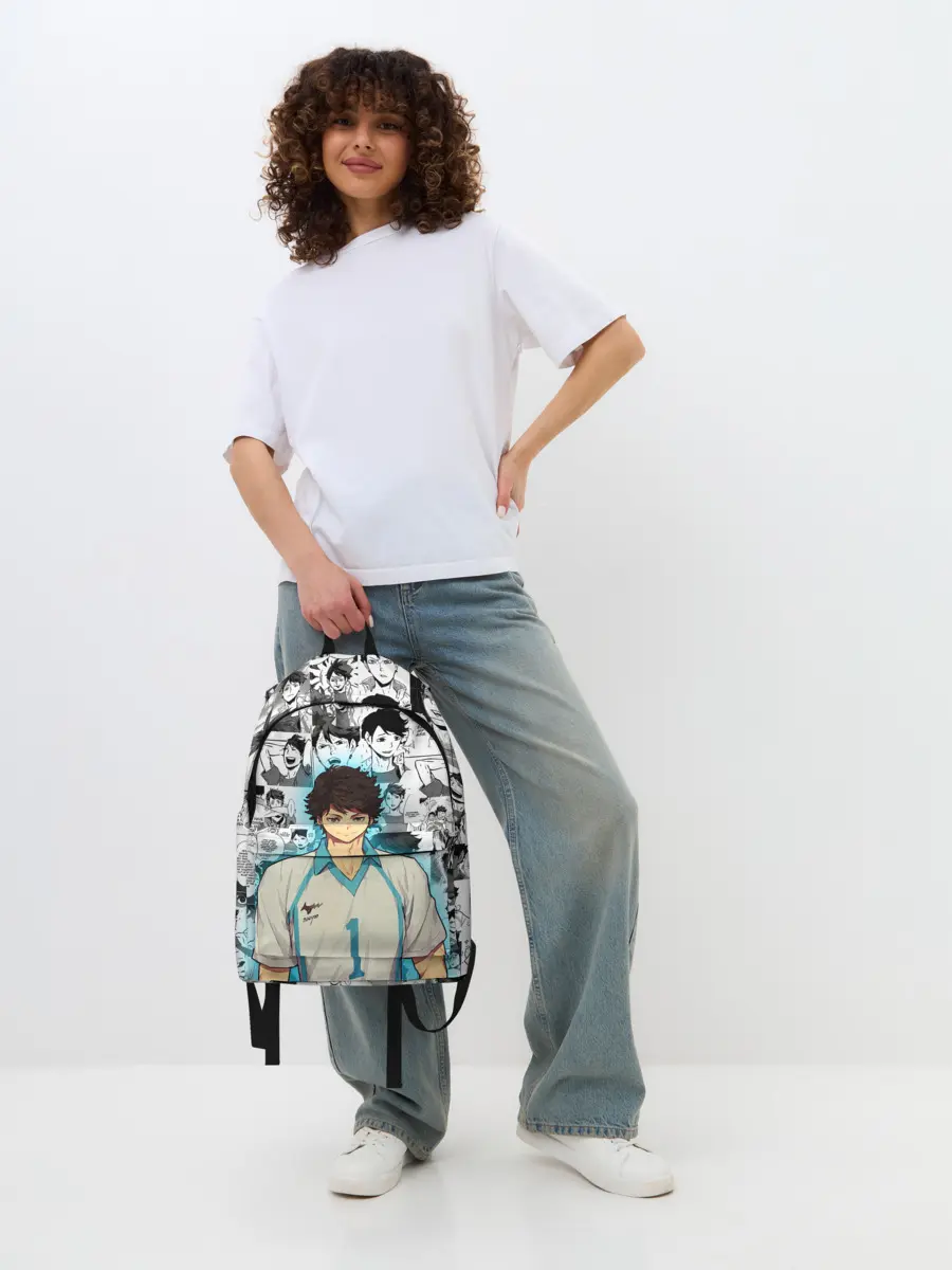 Рюкзак джинсовый / ТООРУ ОЙКАВА / OIKAWA TORU