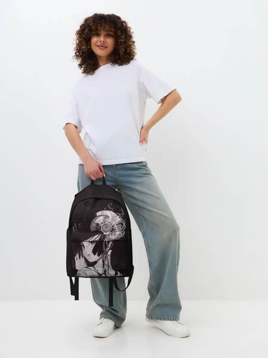 Рюкзак джинсовый / Адская девочка Энма Ай