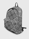 Рюкзак джинсовый / Черно-белый орнамент