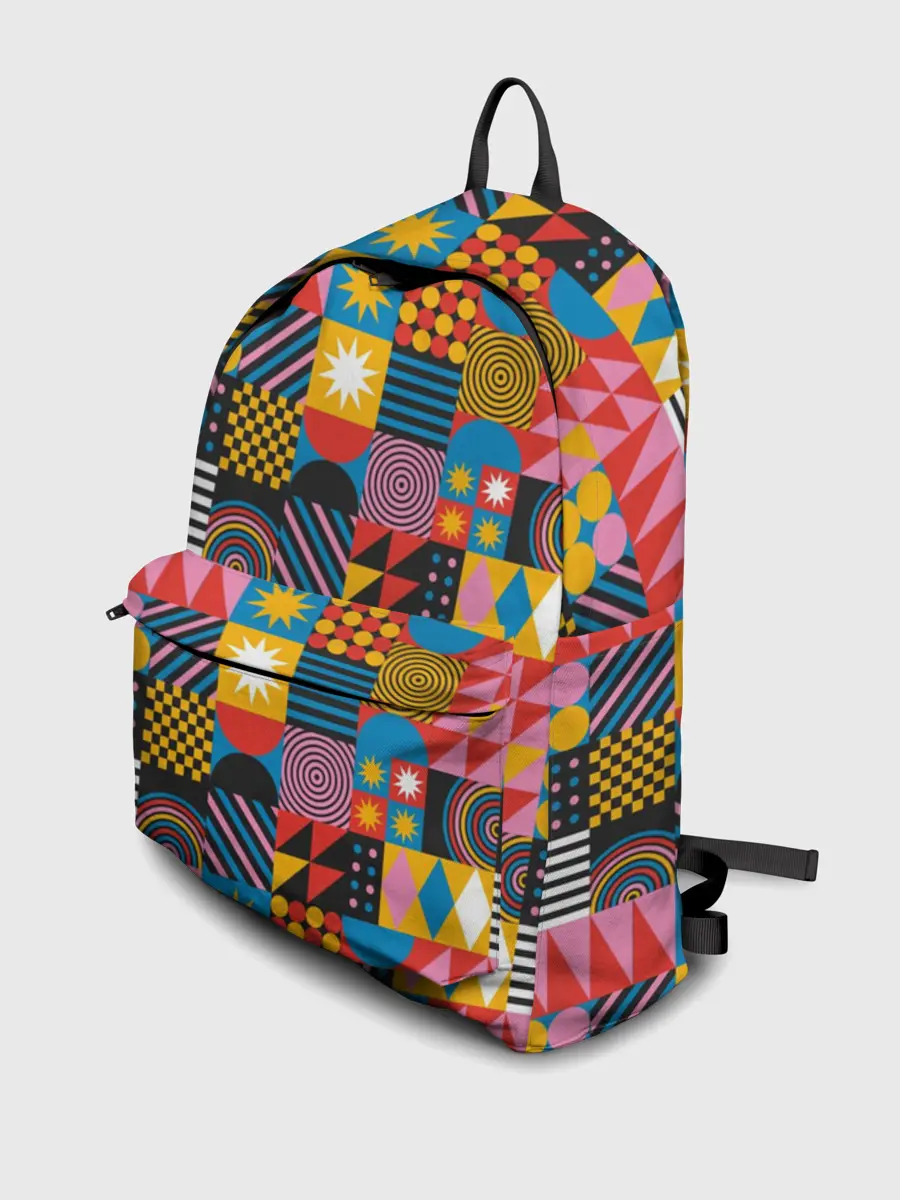 Рюкзак джинсовый / Печворк. Мозаика.Настроение