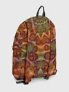 Рюкзак джинсовый / Оранжево-оливковый калейдоскоп