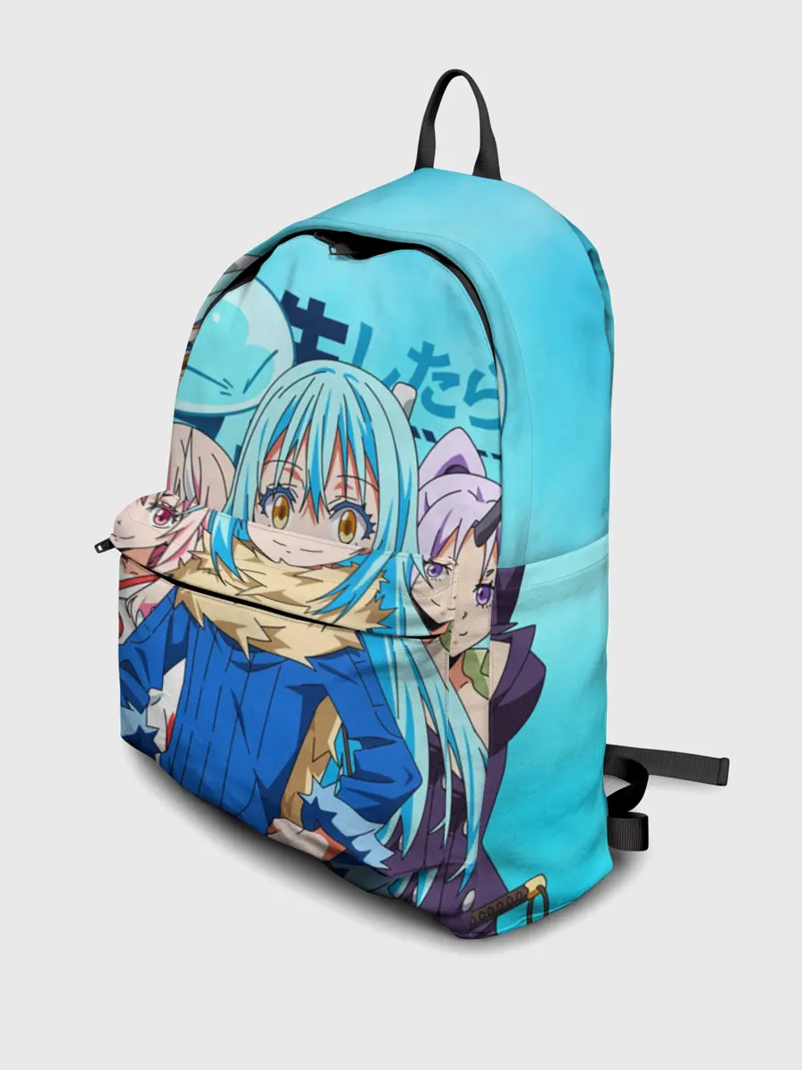 Рюкзак джинсовый / TenSura, Румиру, Шуна и Шион