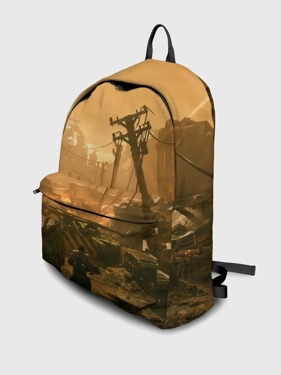 Рюкзак джинсовый / GEARS OF WAR | ШЕСТЕРЕНКИ