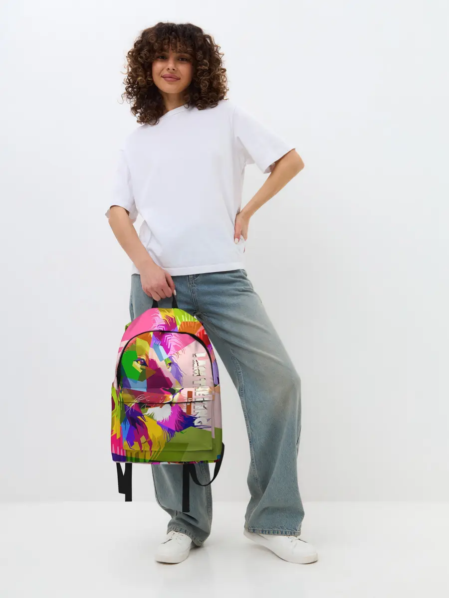 Рюкзак джинсовый / I am the lion king