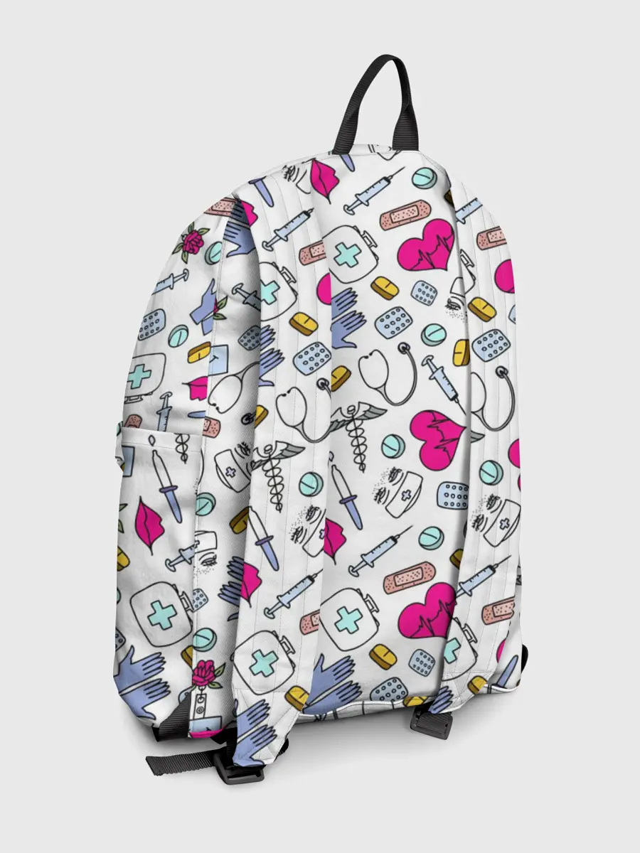 Рюкзак джинсовый / Медицинский паттерн