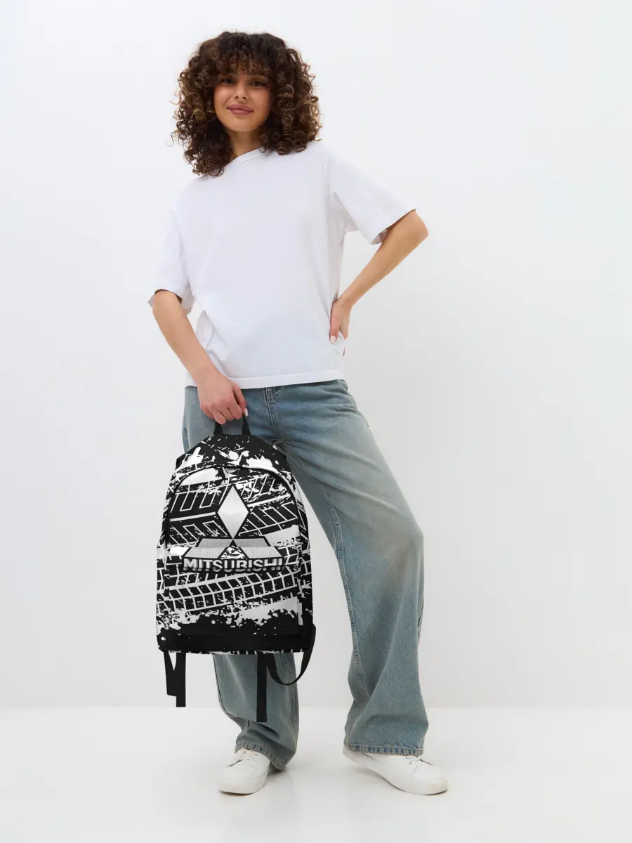 Рюкзак джинсовый / MITSUBISHI СЛЕДЫ ШИН