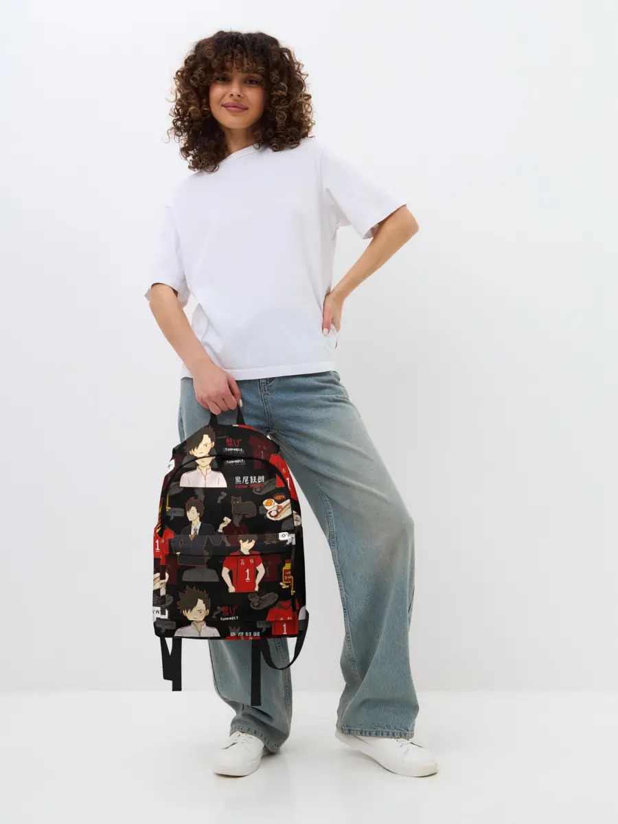 Рюкзак джинсовый / КУРОО ТЕЦУРО / TETSURO