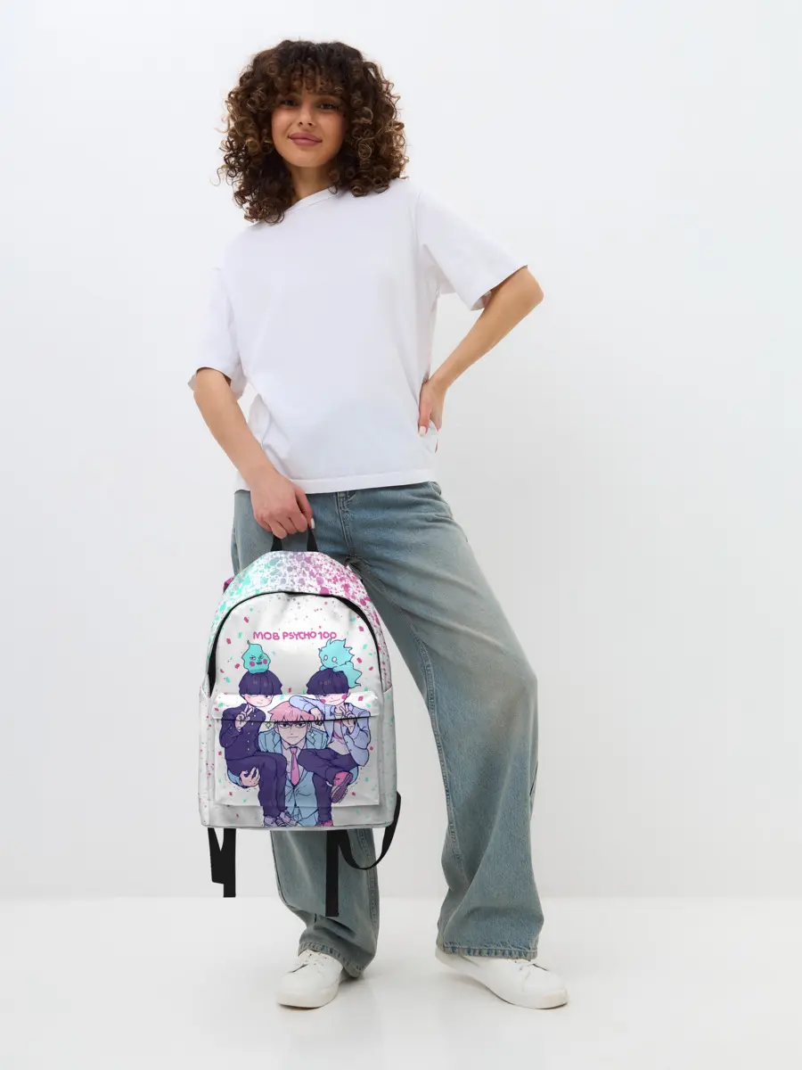 Рюкзак джинсовый / Рейген | Кагеяма | Моб 100