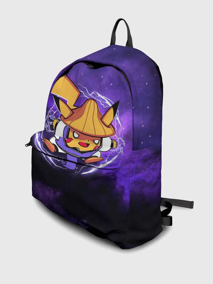 Рюкзак джинсовый / Пикачу прыжок в молниях